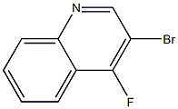 3-bromo-4-fluoroquinoline Struktur