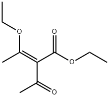 2-Butenoic acid, 2-acetyl-3-ethoxy-, ethyl ester, (Z)- (9CI) 化学構造式