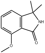 7-Methoxy-3,3-dimethylisoindolin-1-one Structure