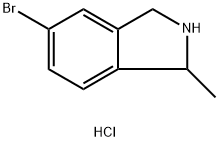 5-Bromo-1-methyl-2,3-dihydro-1H-isoindole hydrochloride Struktur