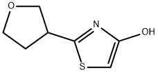 2-(tetrahydrofuran-3-yl)thiazol-4-ol Structure