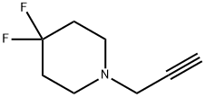 4,4-difluoro-1-(prop-2-yn-1-yl)piperidine Structure