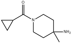 (4-Amino-4-methylpiperidin-1-yl)-cyclopropyl-methanone,1857014-04-0,结构式