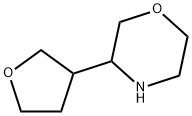 Morpholine, 3-(tetrahydro-3-furanyl)- 结构式