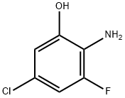 2-AMINO-5-CHLORO-3-FLUOROPHENOL Structure