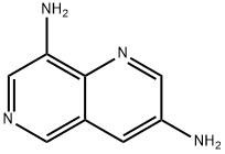 1,6-ナフチリジン-3,8-ジアミン 化学構造式