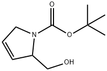 2-Hydroxymethyl-2,5-dihydro-pyrrole-1-carboxylic acid tert-butyl ester Structure