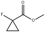 1-Fluoro-cyclopropanecarboxylic acid methyl ester Struktur