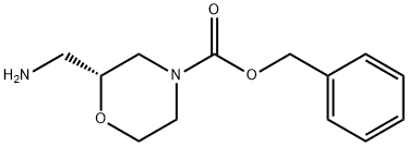 (R)-4-Cbz-2-(aMinoMethyl)Morpholine 化学構造式