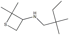 N-(2,2-dimethylbutyl)-2,2-dimethylthietan-3-amine Struktur
