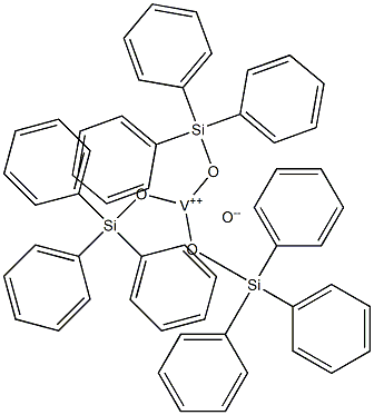 TRIS(TRIPHENYLSILOXY)VANADIUM OXID, 18822-50-9, 结构式