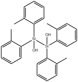 1,1,2,2-TETRA(O-TOLYL)-1,2-DISILANEDIOL Struktur