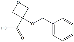 3-(benzyloxy)oxetane-3-carboxylic acid Structure