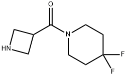 Azetidin-3-yl-(4,4-difluoropiperidin-1-yl)-methanone Structure