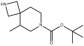tert-butyl 5-methyl-2,7-diazaspiro[3.5]nonane-7-carboxylate Struktur