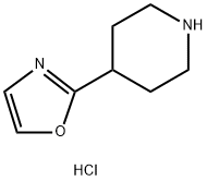 4-(1,3-oxazol-2-yl)piperidine dihydrochloride Struktur