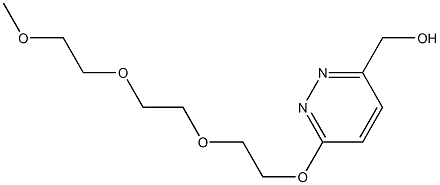 (6-(2-[2-(2-methoxyethoxy)ethoxy]ethoxy)pyridazin-3-yl)methanol 结构式