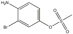 Phenol, 4-amino-3-bromo-, 1-methanesulfonate Struktur