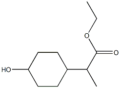 ethyl 2-(4-hydroxycyclohexyl)propanoate, 1923836-29-6, 结构式