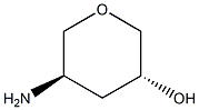 (3R,5R)-5-aminotetrahydro-2H-pyran-3-ol Structure