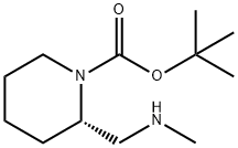 (S)-2-((甲基氨基)甲基)哌啶-1-羧酸叔丁酯, 1932342-61-4, 结构式