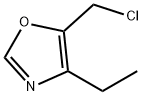 5-(chloromethyl)-4-ethyloxazole 化学構造式