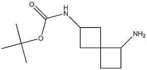 tert-butyl (5-aminospiro[3.3]heptan-2-yl)carbamate Structure