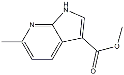 methyl 6-methyl-1H-pyrrolo[2,3-b]pyridine-3-carboxylate Structure