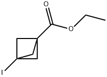 Ethyl 3-iodobicyclo[1.1.1]pentane-1-carboxylate Struktur