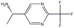 (S)-1-(2-(trifluoromethyl)pyrimidin-5-yl)ethan-1-amine Structure