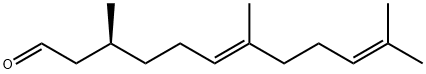 (3S,6E)-3,7,11-trimethyldodeca-6,10-dienal Structure
