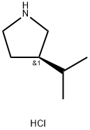(3R)-3-(propan-2-yl)pyrrolidine hydrochloride Structure