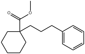 methyl 1-(3-phenylpropyl)cyclohexanecarboxylate Structure