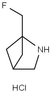 1-(Fluoromethyl)-2-azabicyclo[2.1.1]hexane hydrochloride,1955507-12-6,结构式