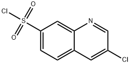 3-氯喹啉-7-磺酰氯,1956371-35-9,结构式