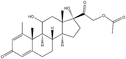 甲基泼尼松龙醋酸酯EP杂质G 结构式