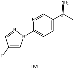 1980023-97-9 (S)-1-(6-(4-氟-1H-吡唑-1-基)吡啶-3-基)乙胺二盐酸盐