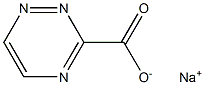 1,2,4-Triazine-3-carboxylic acid sodium salt 化学構造式