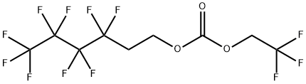 1H,1H,2H,2H-Perfluorohexyl 2,2,2-trifluoroethyl carbonate Structure