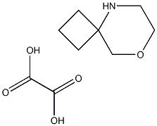 8-Oxa-5-azaspiro[3.5]nonane oxalate 化学構造式