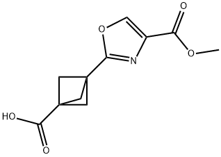 1980053-58-4 3-[4-(Methoxycarbonyl)-1,3-oxazol-2-yl]bicyclo[1.1.1]pentane-1-carboxylic acid