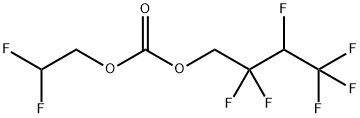 2,2-Difluoroethyl 2,2,3,4,4,4-hexafluorobutyl carbonate Structure