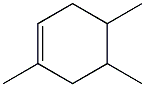 1,4,5-Trimethylcyclohexene. Struktur