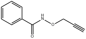 N-Benzoyl-O-(2-propinyl)-hydroxylamin Struktur