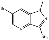 6-Bromo-1-Methyl-1H-Pyrazolo[4,3-B]Pyridin-3-Amine* Struktur