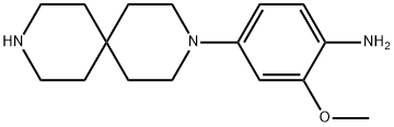 2007917-26-0 4-{3,9-diazaspiro[5.5]undecan-3-yl}-2-methoxyaniline