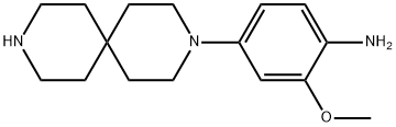 4-{3,9-diazaspiro[5.5]undecan-3-yl}-2-methoxyaniline, 2007917-26-0, 结构式