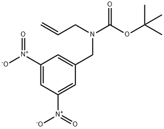 tert-butyl allyl(3,5-dinitrobenzyl)carbamate Struktur