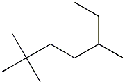 2,2,5-トリメチルヘプタン 化学構造式