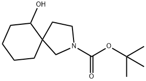 tert-butyl 6-hydroxy-2-azaspiro[4.5]decane-2-carboxylate Structure